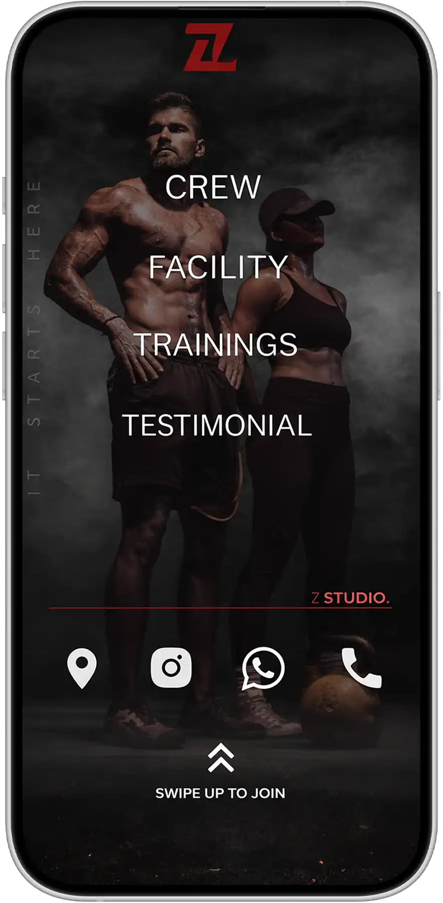 App showcase device