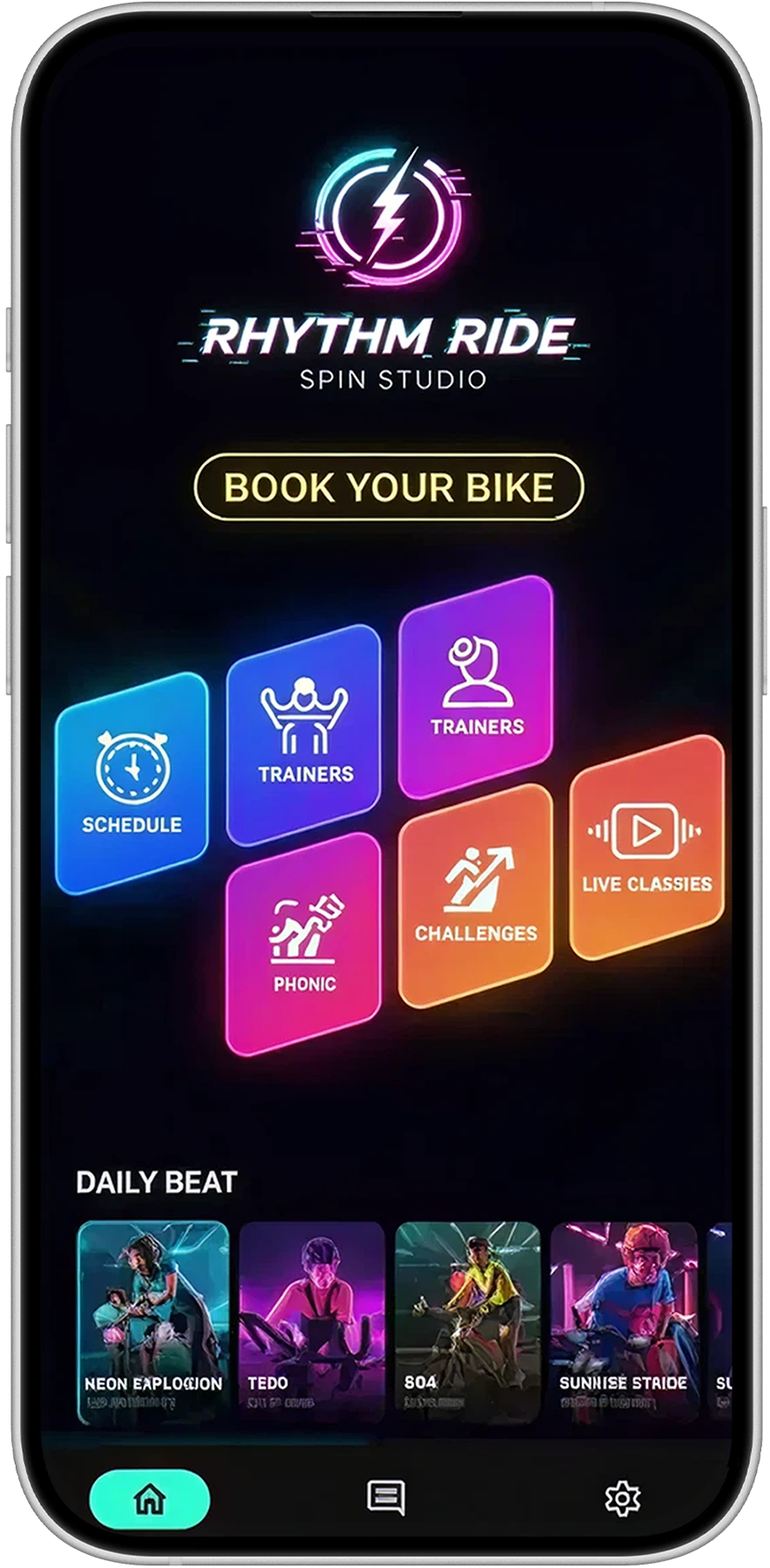 App showcase device