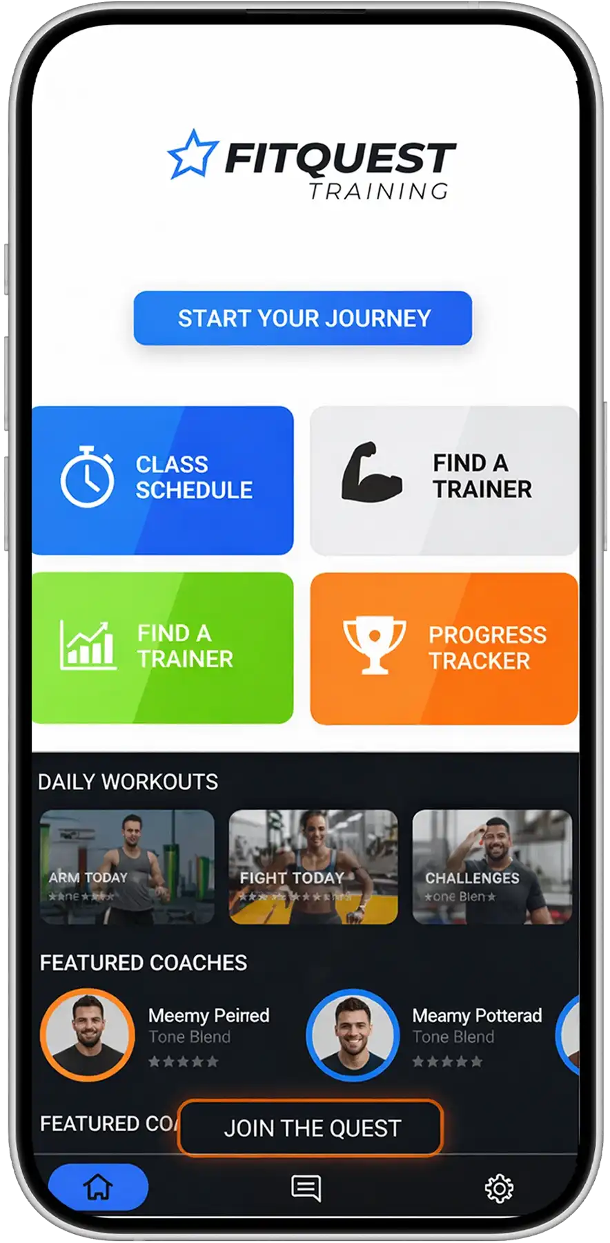 App showcase device